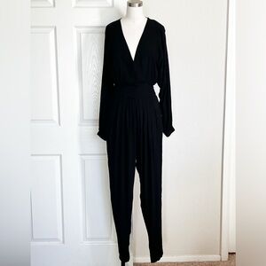 INDAH Black Long Sleeve Jumpsuit